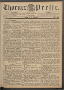 Thorner Presse 1896, Jg. XIV, Nro. 199 + Beilage