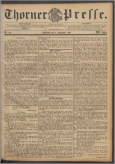 Thorner Presse 1896, Jg. XIV, Nro. 206 + Beilage