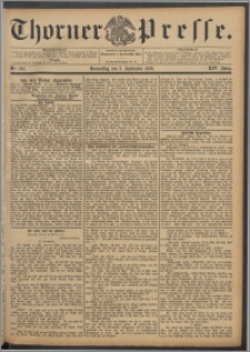 Thorner Presse 1896, Jg. XIV, Nro. 207 + Beilage
