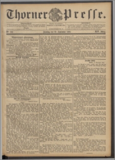 Thorner Presse 1896, Jg. XIV, Nro. 222 + Beilage