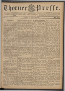 Thorner Presse 1896, Jg. XIV, Nro. 270 + Beilage