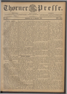 Thorner Presse 1896, Jg. XIV, Nro. 274 + Beilage