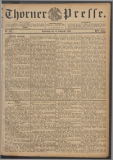 Thorner Presse 1896, Jg. XIV, Nro. 278 + Beilage