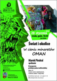 Świat i okolice : W cieniu minaretów : Oman : Marek Pindral : spotkanie 20 stycznia 2016