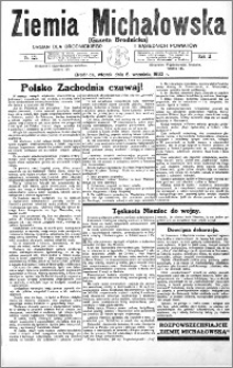 Ziemia Michałowska (Gazeta Brodnicka), R. 1932, Nr 110