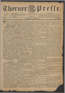 Thorner Presse 1897, Jg. XV, Nro. 3 + Beilage