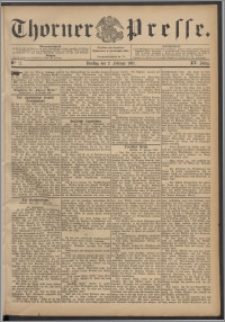 Thorner Presse 1897, Jg. XV, Nro. 27 + Beilage