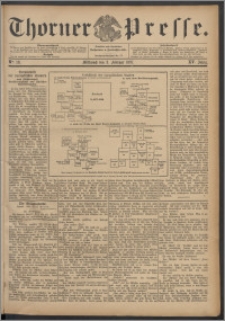 Thorner Presse 1897, Jg. XV, Nro. 28 + Beilage