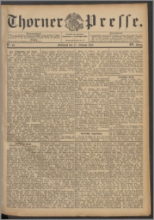 Thorner Presse 1897, Jg. XV, Nro. 40 + Beilage