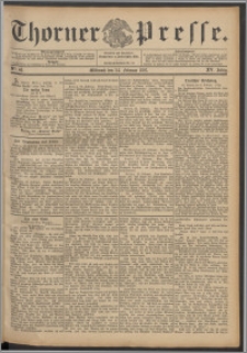 Thorner Presse 1897, Jg. XV, Nro. 46 + Beilage, Extrablatt