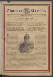 Thorner Presse 1897, Jg. XV, Nro. 68 + 1. Beilage, 2. Beilage