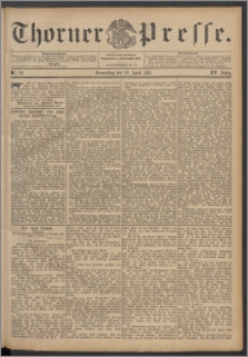 Thorner Presse 1897, Jg. XV, Nro. 98 + Beilage