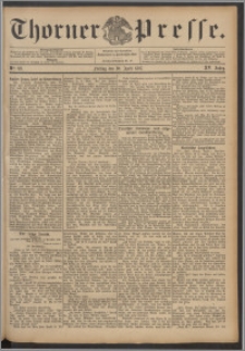 Thorner Presse 1897, Jg. XV, Nro. 99 + Beilage