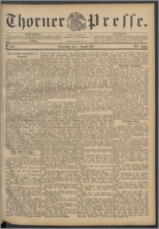 Thorner Presse 1897, Jg. XV, Nro. 180 + Beilage