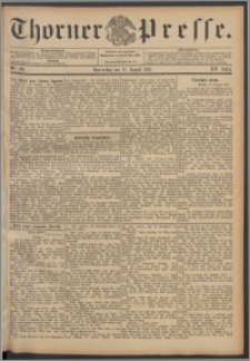 Thorner Presse 1897, Jg. XV, Nro. 186 + Beilage, Beilagenwerbung