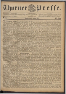 Thorner Presse 1897, Jg. XV, Nro. 189 + Beilage