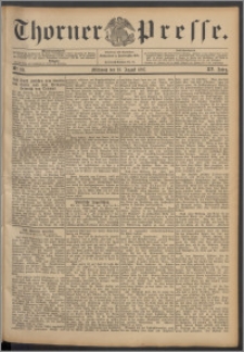Thorner Presse 1897, Jg. XV, Nro. 191 + Beilage