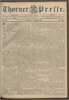 Thorner Presse 1897, Jg. XV, Nro. 261 + 1. Beilage, 2. Beilage