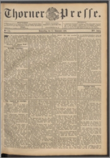 Thorner Presse 1897, Jg. XV, Nro. 275 + Beilage