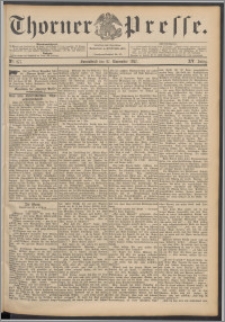Thorner Presse 1897, Jg. XV, Nro. 277 + Beilage