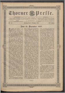 Thorner Presse 1897, Jg. XV, Nro. 297 + Beilage
