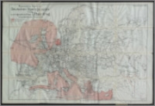 Ravensteins Karte des Deutschen Sperrgebietes für den uneingeschränkten "U"-Boot-Krieg