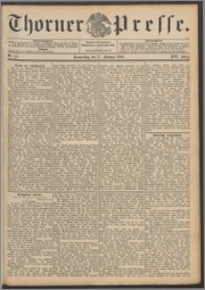 Thorner Presse 1898, Jg. XVI, Nro. 40 + Beilage