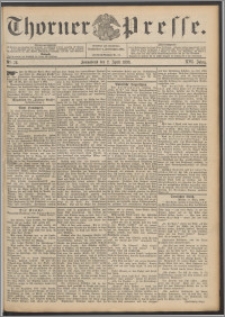 Thorner Presse 1898, Jg. XVI, Nro. 78 + Beilage
