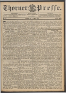 Thorner Presse 1898, Jg. XVI, Nro. 79 + 1. Beilage, 2. Beilage