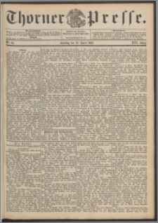 Thorner Presse 1898, Jg. XVI, Nro. 84 + 1. Beilage, 2. Beilage