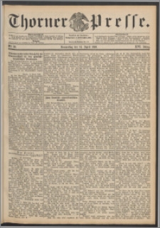 Thorner Presse 1898, Jg. XVI, Nro. 86 + Beilage
