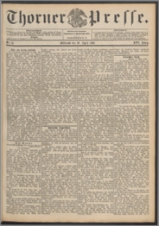 Thorner Presse 1898, Jg. XVI, Nro. 91 + Beilage