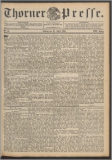 Thorner Presse 1898, Jg. XVI, Nro. 93 + Beilage