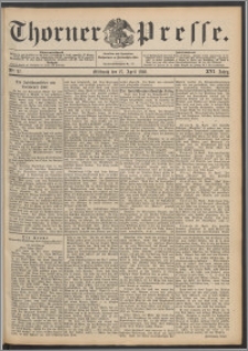 Thorner Presse 1898, Jg. XVI, Nro. 97 + Beilage
