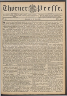 Thorner Presse 1898, Jg. XVI, Nro. 100 + Beilage