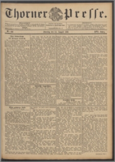 Thorner Presse 1898, Jg. XVI, Nro. 189 + Beilage