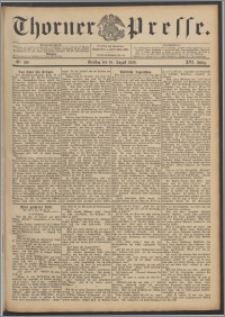 Thorner Presse 1898, Jg. XVI, Nro. 190 + Beilage