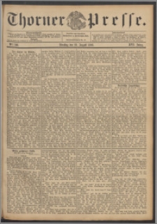 Thorner Presse 1898, Jg. XVI, Nro. 196 + Beilage