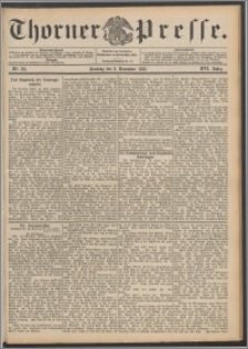 Thorner Presse 1898, Jg. XVI, Nro. 261 + Beilage