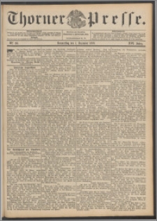 Thorner Presse 1898, Jg. XVI, Nro. 281 + Beilage