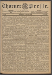 Thorner Presse 1898, Jg. XVI, Nro. 293 + Beilage, Extrablatt