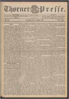 Thorner Presse 1898, Jg. XVI, Nro. 304 + Beilage