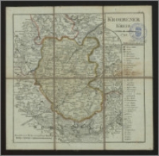 Atlas von dem zu Südpreussen gehörigen Posener Kammer. Departement in XVIII Blättern. No. X, Kroebner Kreis. 1798