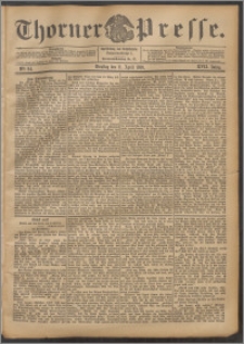 Thorner Presse 1899, Jg. XVII, Nr. 84 + Beilage
