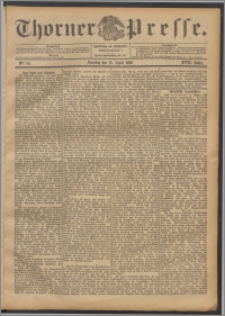 Thorner Presse 1899, Jg. XVII, Nr. 89 + 1. Beilage, 2. Beilage