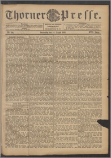 Thorner Presse 1899, Jg. XVII, Nr. 198 + Beilage