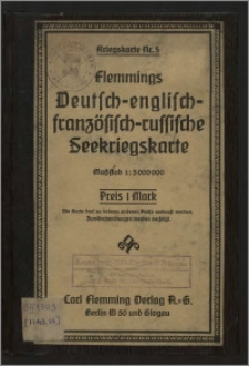 Flemmings deutsch-englisch-französisch-russische Seekriegskarte