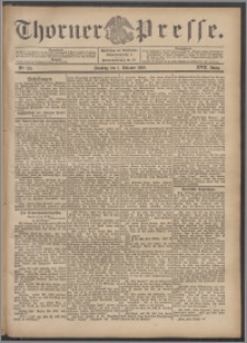 Thorner Presse 1899, Jg. XVII, Nr. 231 + 1. Beilage, 2. Beilage