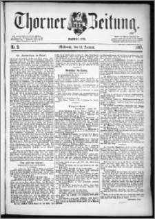 Thorner Zeitung 1887, Nr. 9