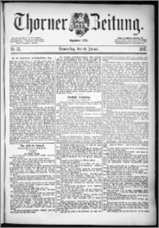 Thorner Zeitung 1887, Nr. 10